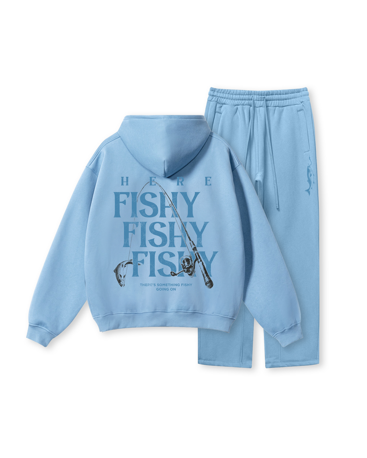 Here Fishy Fishy Fishy Fishing Hoodie