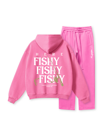 Here Fishy Fishy Fishy Fishing Hoodie
