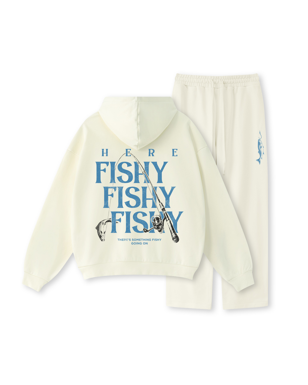 Here Fishy Fishy Fishy Fishing Hoodie