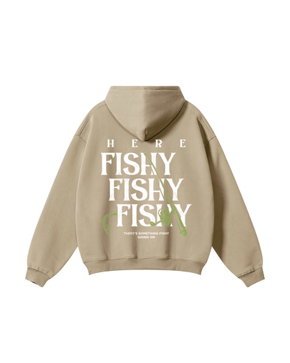 Here Fishy Fishy Fishy Fishing Hoodie