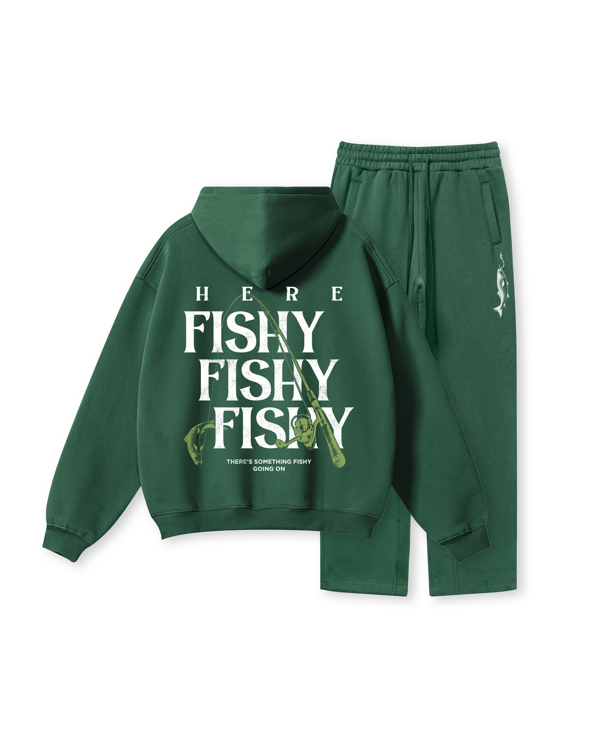 Here Fishy Fishy Fishy Fishing Hoodie