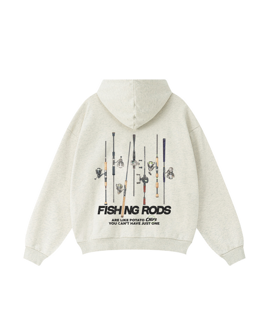 Fishing Rods Are Like Potato Chips Hoodie