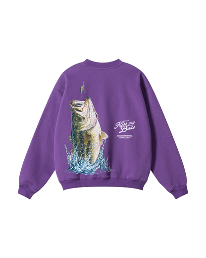 Kiss My Bass Largemouth Crewneck