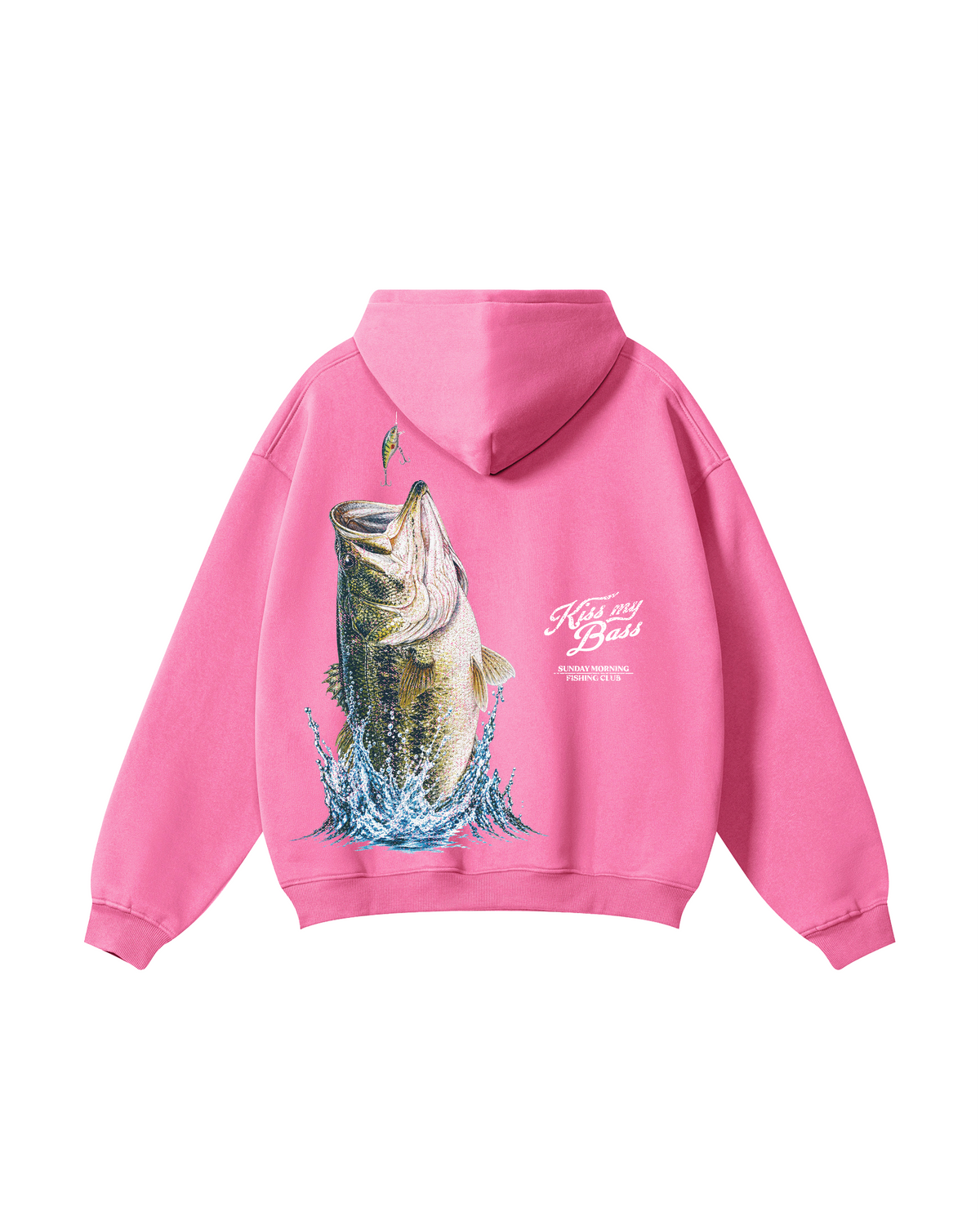 Kiss My Bass Sunday Morning Fishing Hoodie
