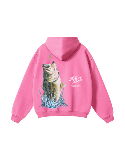 Kiss My Bass Sunday Morning Fishing Hoodie