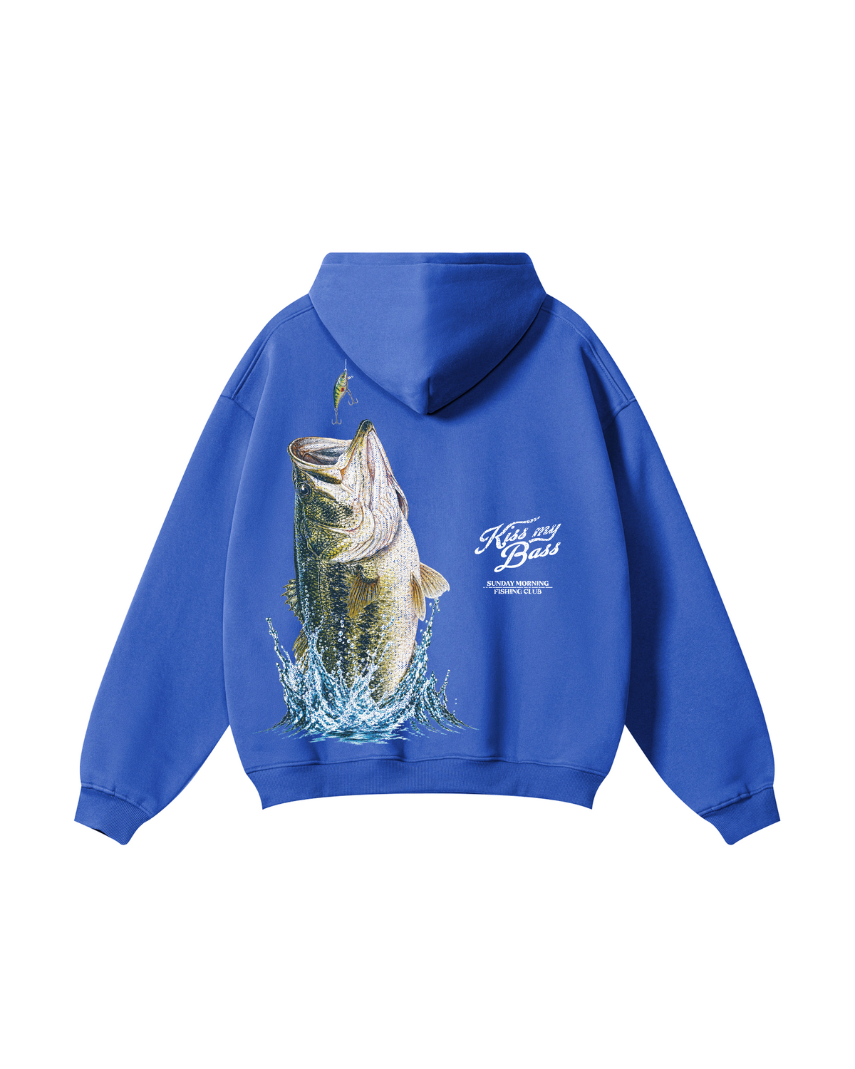 Kiss My Bass Sunday Morning Fishing Hoodie