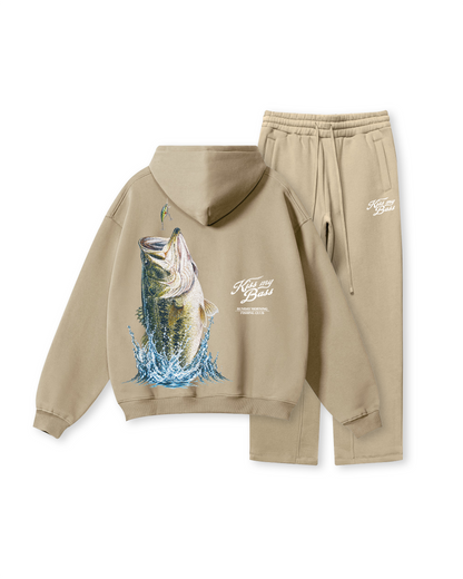 Kiss My Bass Sunday Morning Fishing Hoodie