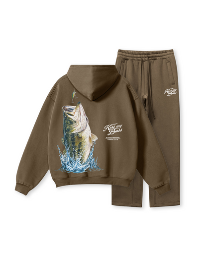 Kiss My Bass Sunday Morning Fishing Hoodie