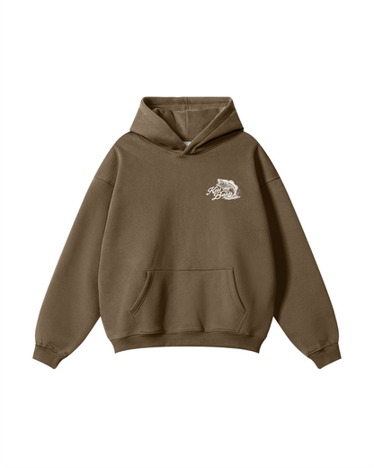 Kiss My Bass Sunday Morning Fishing Hoodie