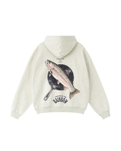 The End of the Rainbow Trout Fishing Hoodie
