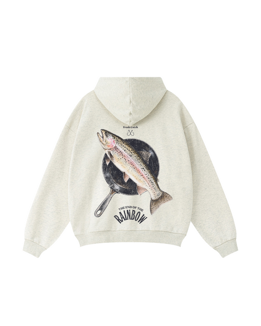 The End of the Rainbow Trout Fishing Hoodie