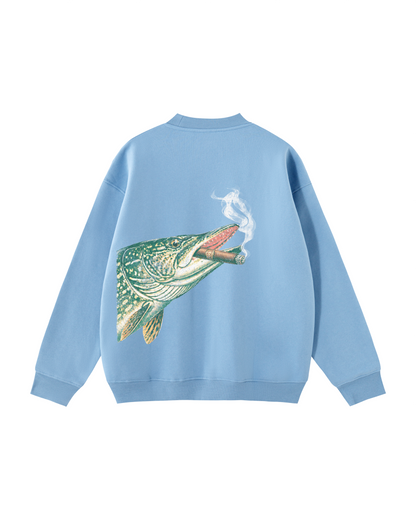 Smokin' Northern Pike Crewneck