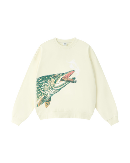 Smokin' Northern Pike Crewneck