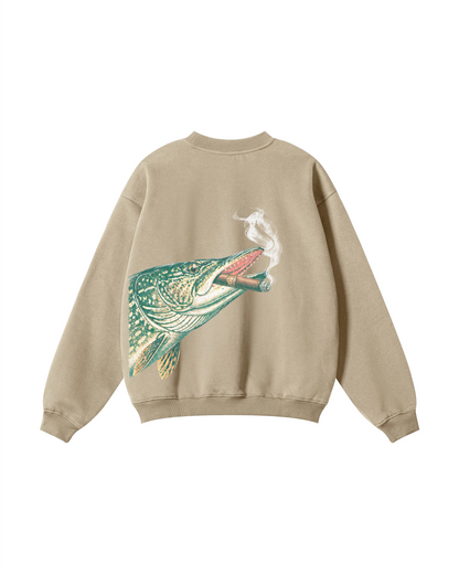 Smokin' Northern Pike Crewneck