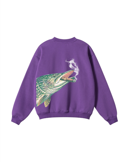 Smokin' Northern Pike Crewneck