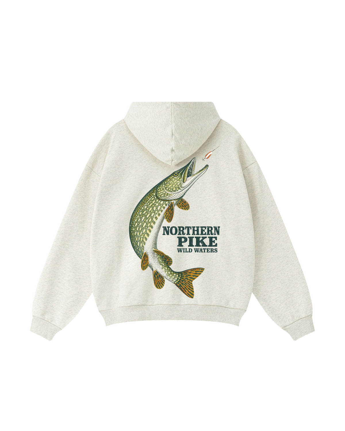 Northern Pike Wild Waters Fishing Hoodie