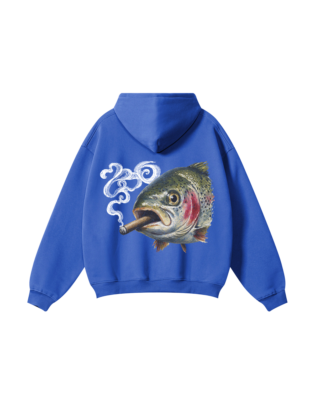 Smokin' Rainbow Trout Fishing Hoodie