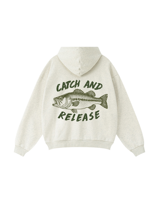Catch and Release Largemouth Bass Fishing Hoodie