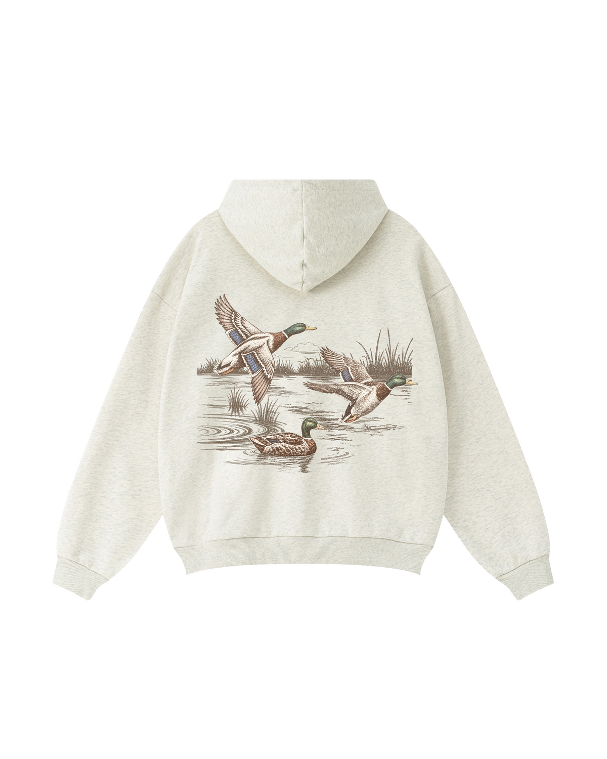 Vintage Mallard Duck Wildlife Hoodie