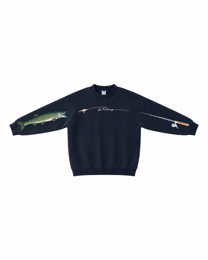 Go Fishing Northern Pike Crewneck
