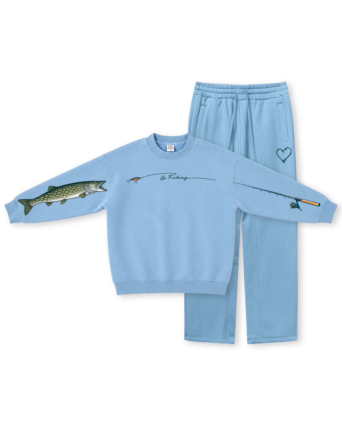 Go Fishing Northern Pike Crewneck