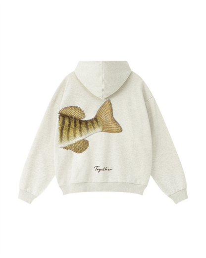 Better Together Smallmouth Bass Matching Fishing Unisex Hoodie Bundle