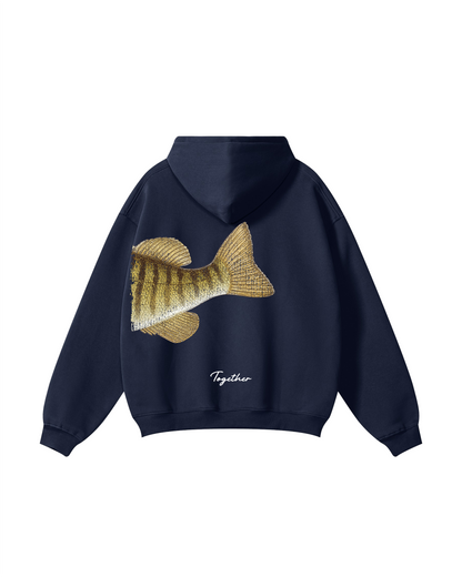 Better Together Smallmouth Bass Matching Fishing Unisex Hoodie Bundle