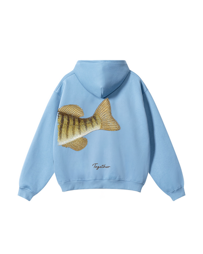 Better Together Smallmouth Bass Matching Fishing Unisex Hoodie Bundle