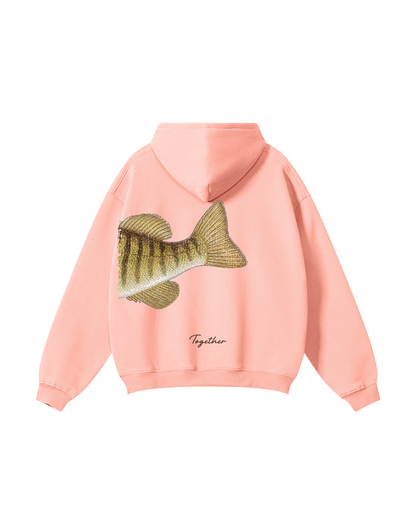 Better Together Smallmouth Bass Matching Fishing Unisex Hoodie Bundle