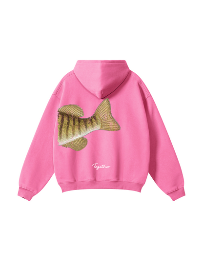 Better Together Smallmouth Bass Matching Fishing Unisex Hoodie Bundle