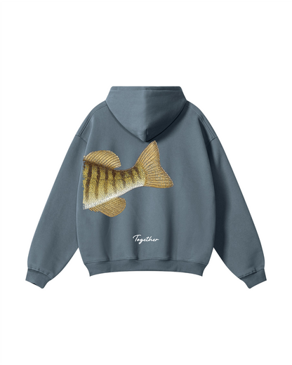 Better Together Smallmouth Bass Matching Fishing Unisex Hoodie Bundle