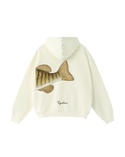 Better Together Smallmouth Bass Matching Fishing Unisex Hoodie Bundle
