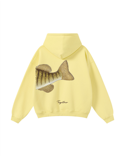 Better Together Smallmouth Bass Matching Fishing Unisex Hoodie Bundle