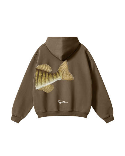 Better Together Smallmouth Bass Matching Fishing Unisex Hoodie Bundle