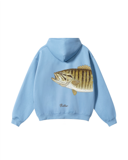 Better Together Smallmouth Bass Matching Fishing Unisex Hoodie Bundle