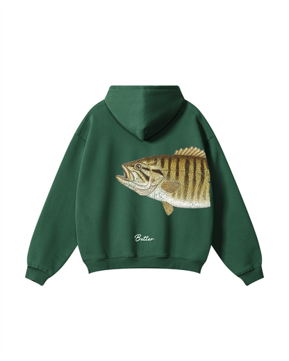 Better Together Smallmouth Bass Matching Fishing Unisex Hoodie Bundle