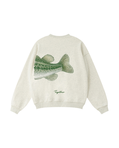 Better Together Largemouth Bass Matching Couple Sweatshirt Set