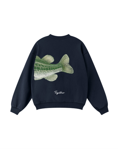 Better Together Largemouth Bass Matching Couple Sweatshirt Set