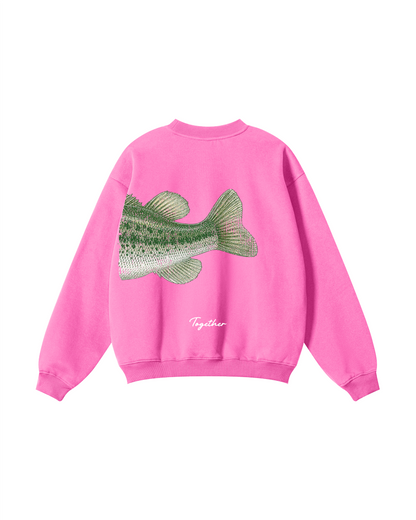 Better Together Largemouth Bass Matching Couple Sweatshirt Set