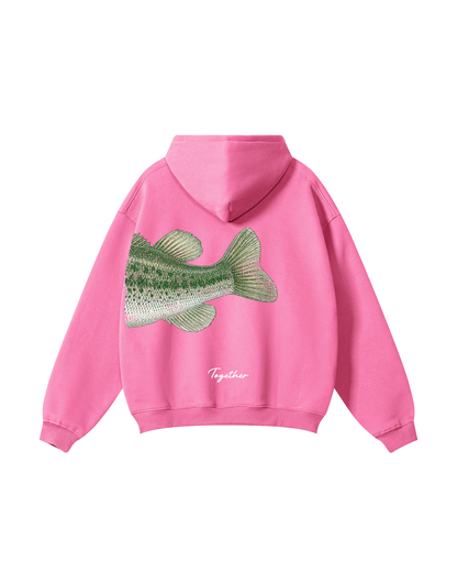 Better Together Largemouth Bass Matching Couple Unisex Hoodie Bundle