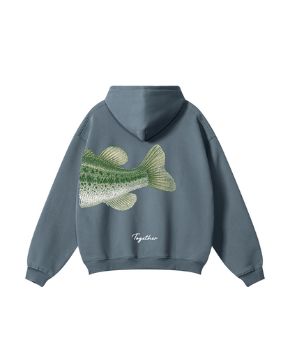Better Together Largemouth Bass Matching Couple Unisex Hoodie Bundle