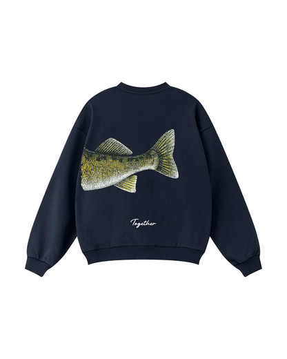 Better Together Walleye Matching Couple Sweatshirt Set