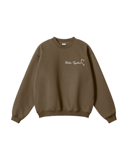 Better Together Walleye Matching Couple Sweatshirt Set