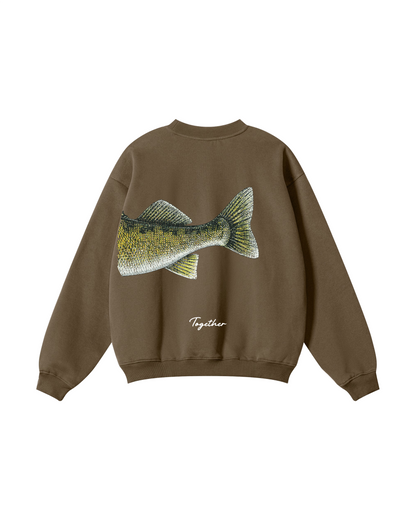 Better Together Walleye Matching Couple Sweatshirt Set