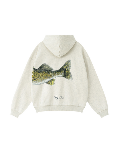 Better Together Walleye Matching Couple Fishing Unisex Hoodie Bundle