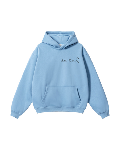 Better Together Walleye Matching Couple Fishing Unisex Hoodie Bundle