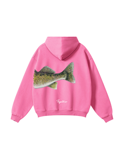 Better Together Walleye Matching Couple Fishing Unisex Hoodie Bundle