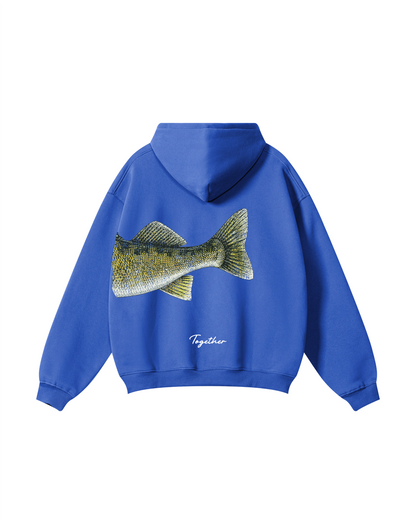 Better Together Walleye Matching Couple Fishing Unisex Hoodie Bundle