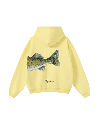 Better Together Walleye Matching Couple Fishing Unisex Hoodie Bundle