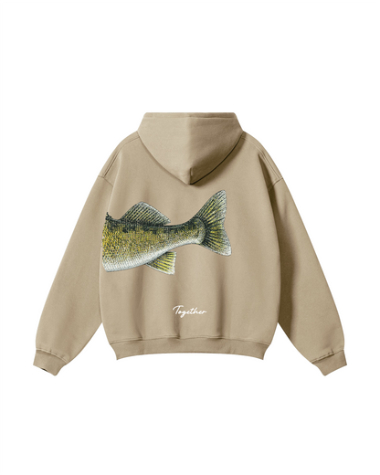 Better Together Walleye Matching Couple Fishing Unisex Hoodie Bundle